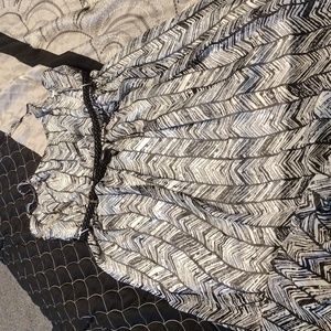 Love Reign black and white maxi dress size S